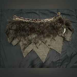 90s Y2K Brown Leopard Mini Skirt